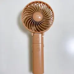 動作品　BRUNO ポータブルミニファン オレンジ