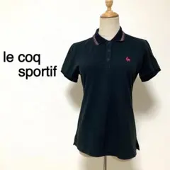 le coq sportif ブラックカラー ロゴ刺繍 ポロシャツのサムネイル