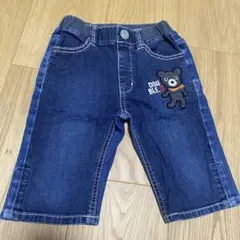 DOUBLE.B デニム ハーフパンツ 100cm