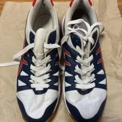ASICS ネイビー ホワイト スニーカー 26センチ