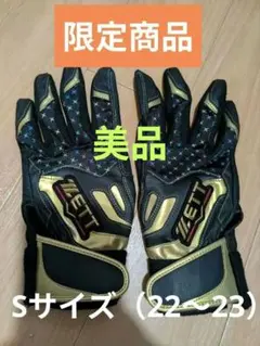 ZETT バッティンググラブ 両手用 一般 ブラック BG321AS