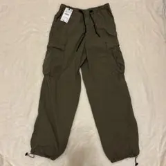 ザラ　ZARA カーゴパンツ　パラシュートパンツ　ミリタリー