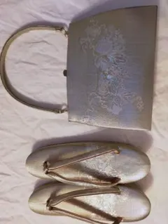 ま*ん様 佐賀錦 ● 着物　草履　&　バッグ