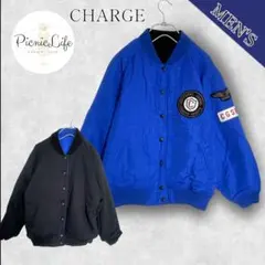 レア❤【チャージ】リバーシブルブルゾン フライトジャケット ナイロン MA-1