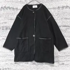 ノーカラーレザージャケット ノーカラージャケット