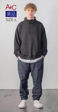 美品★Lサイズ GERRY Cosby A+C HI-NECK SWEAT