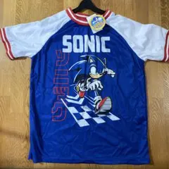 ソニックSONIC THE HEDGEHOG Tシャツ ブルー XL