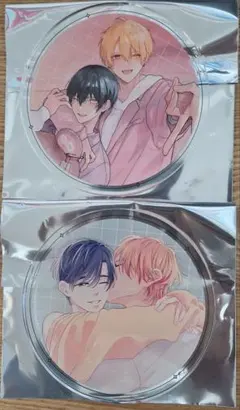 moment&アメイロ アクリルコースター2枚 グラッテ ざらめ鮫 あがた愛