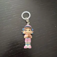 ペコちゃん 野球 キーホルダー　めじるしキーホルダー