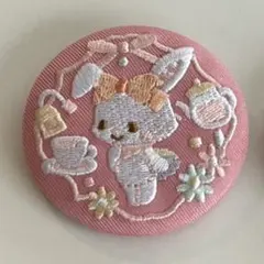 サンリオ刺繍缶バッチ ウィッシュミーメル