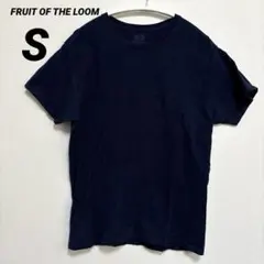 FRUIT OF THE LOOM ネイビー Tシャツ Sサイズ