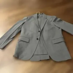 ユニクロ　ライトグレー　セットアップ