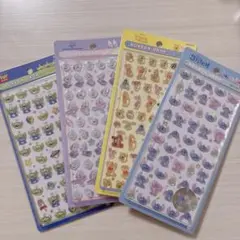 ボンボンドロップシール　ミニ　ディズニー　4種セット