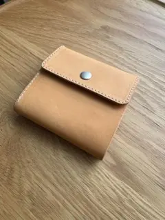 じ*ん様 イタリアンレザー　三つ折りコンパクト財布
