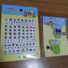 Tamagotchi たまごっちプチプチおみせっち　ネイルシール＆前髪クリップ