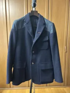 【日本製】 ナイジェルケーボン マロリージャケット ネイビー 薄手 サイズ46 日本製】 ナイジェルケーボン マロリージャケット ネイビー 薄手