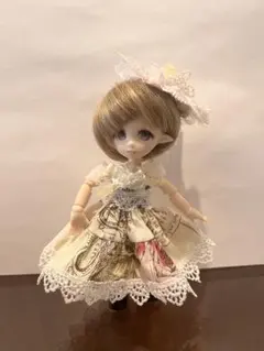 【オビツ１１】アンティーク風ドレスとヘッドドレス