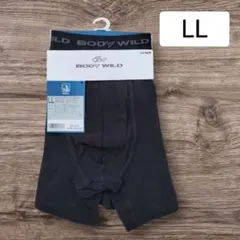 新品未使用BODY WILD綿95% 前あきボクサーブリーフパンツ LLブラック