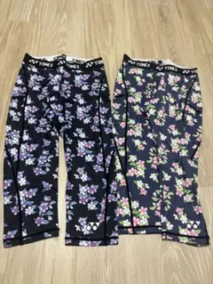 YONEX 花柄 レギンススパッツ 2点セット