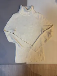 【にこ様専用】GU リブタートルネックセーター S・Mサイズ