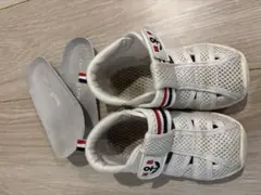 ホットビスケッツ　キッズサンダル メッシュ ホワイト 15