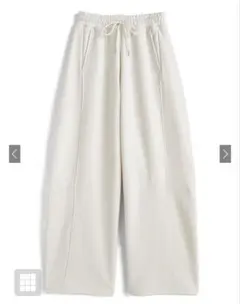 2Wayカーブスウェットワイドパンツ［tu1676］