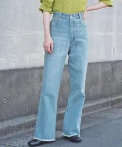 tiptop セミフレアパンツ ZOZOTOWN限定アイテム デニムフレアパンツ
