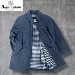 アクアスキュータム ダウンライナー付 ミリタリーコート ステンカラーコート Ｍ