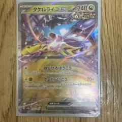 タケルライコウEX 240HP ポケモンカード値段交渉あり タケルライコウEX 240HP ポケモンカード値段交渉あり 【公式通販】