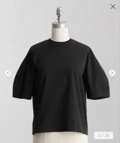 LOEFF コットン クレセントスリーブ Tシャツのサムネイル