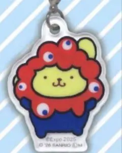 ミャクミャクなりきり アクリルチャーム　　ポムポムプリン