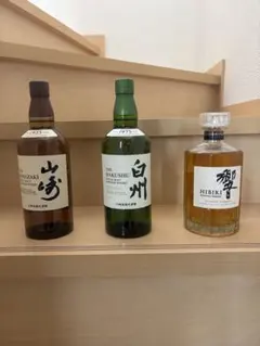 白州　響　ウイスキーセットHibiki & Hakushuセット Amazon.co.jp: サントリー（響・山崎・白州）700ml 3本セット [並行