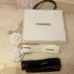CHANEL ショッパー　リボン　カメリア