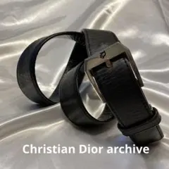 Christian Dior クリスチャンディオール　トロッター刻印レザーベルト