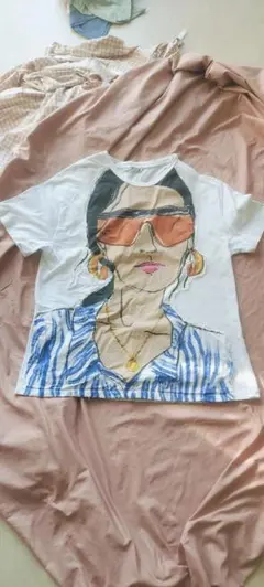 ZARA 半袖Tシャツ イラストプリント Sサイズのサムネイル