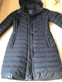 ブラック フード付き ダウンジャケット