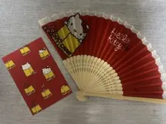 ハローキティ展 HelloKitty展 扇子 ポストカード