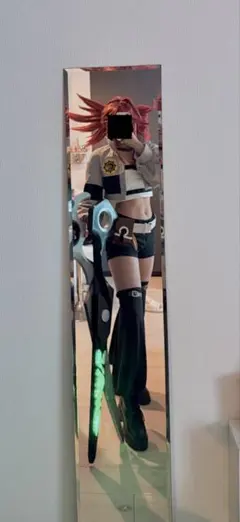 【即購入可】ガチアクタ リヨウ コスプレ ウィッグ 衣装 マスク フルセット