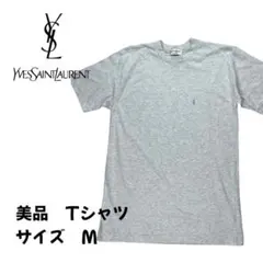 【美品】Yves Saint Laurent グレー Tシャツ Mサイズのサムネイル
