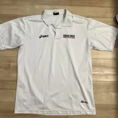 ASICS 中央大学バレーボールチーム ポロシャツ XL ホワイト