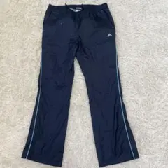 ☘️アディダス　シャカシャカ　裏メッシュ　ナイロンパンツ　ネイビー　S