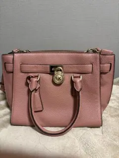 【美品】MICHAEL KORS ピンク ショルダーバッグ