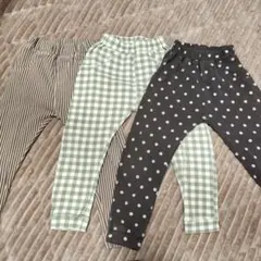 しなやかストレッチ　サルエルパンツ３点