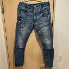 G-Star RAW D-Staq 3D Slimダメージペイント ジーンズ