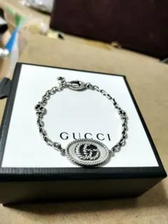 えいちゃんGUCCI ブレスレット GG マーモント ロゴ 925 シルバ えいちゃん様専用GUCCI ブレスレット GG マーモント ロゴ 925 シルバ