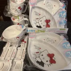 ハローキティ 子ども用食器セット