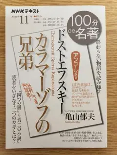 NHKテキスト 100分de名著 ドストエフスキー カラマーゾフの兄弟 亀山郁夫