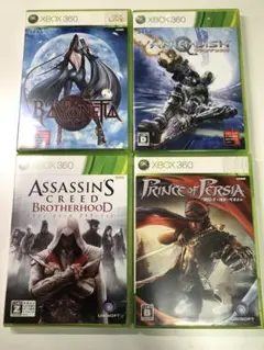 Xbox360 ソフト４本セット　ベヨネッタ　ヴァンキッシュ　アサクリ　ペルシャ