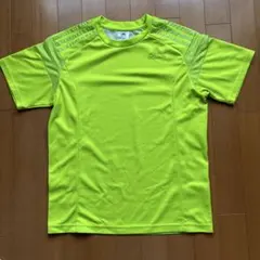 adidas トレーニングシャツ 蛍光イエロー