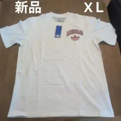 【新品未使用】XＬ アディダス オリジナルス背面トレフォイルロゴ半袖Tシャツ